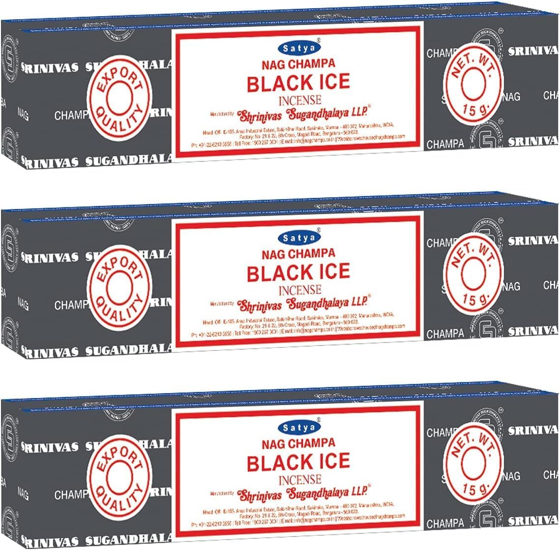 3 Packs Satya Sai Baba Nag Champa Incense Sticks