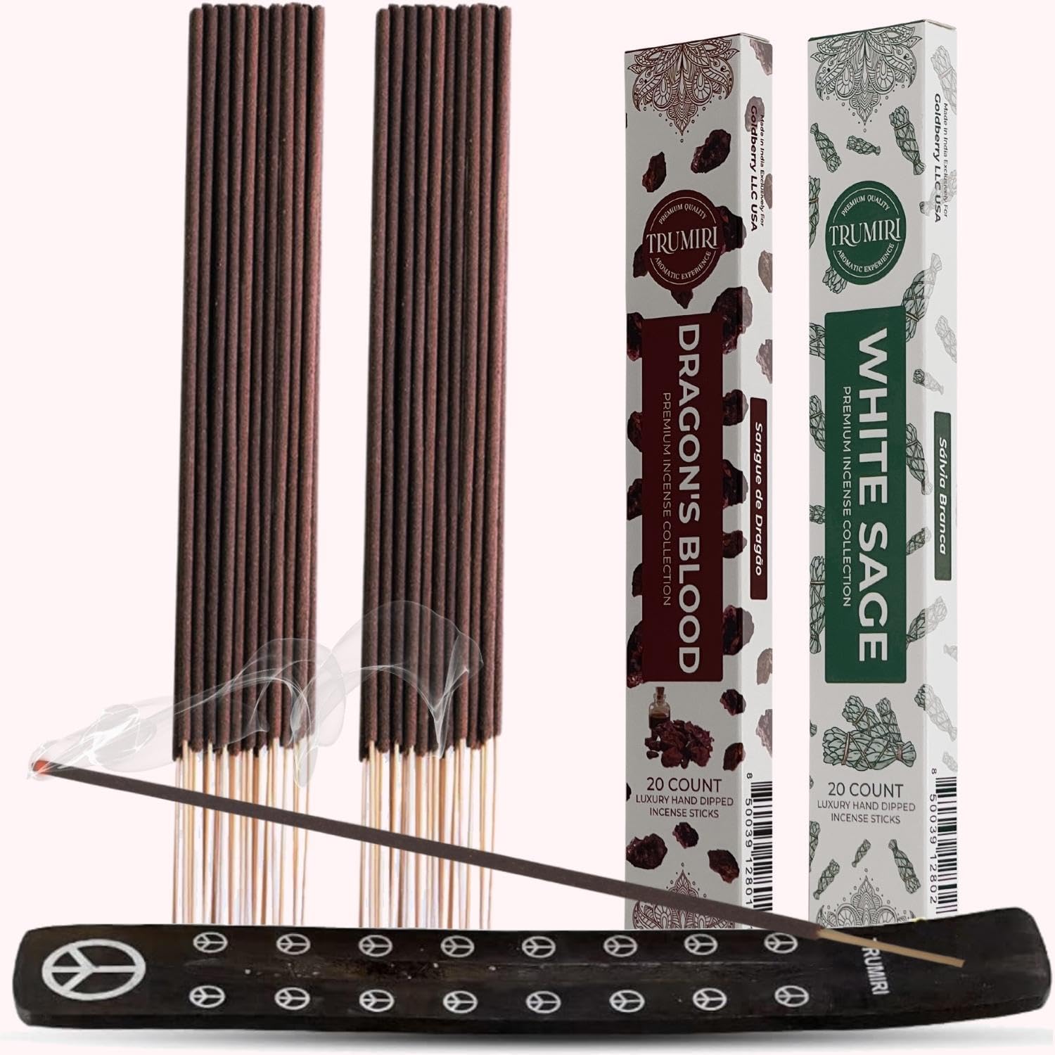 Trumiri Organic Incense Sticks - 40 Pack