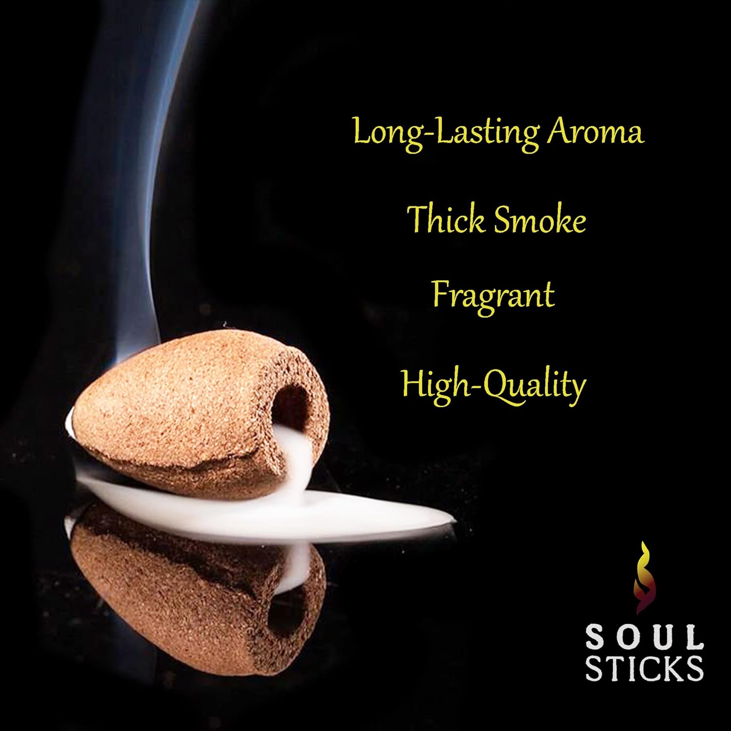 Soul Sticks Backflow Incense Cones 40PCS Organic Aromatic Set