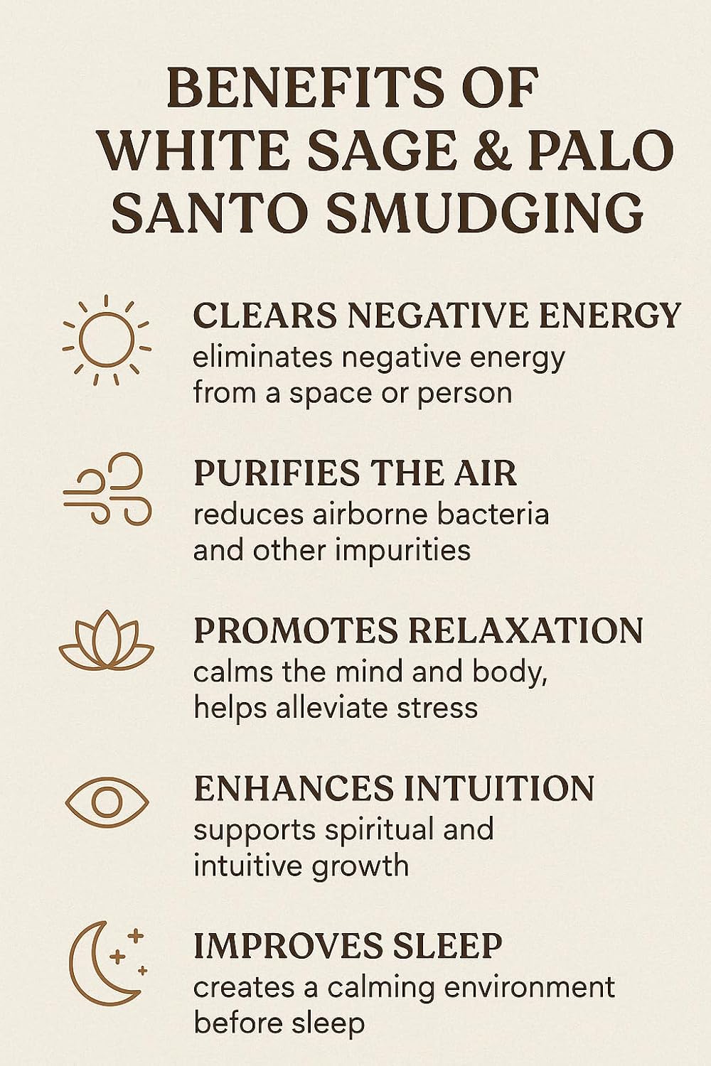 Organic White Sage Palo Santo Selenite Healing Kit