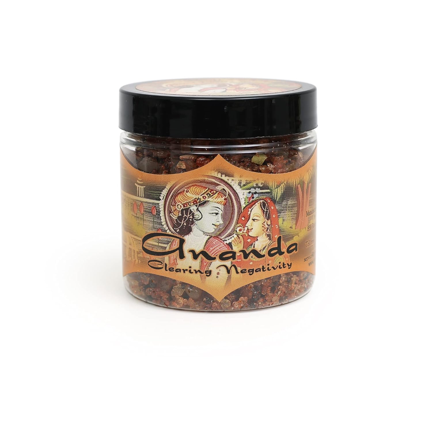 Ananda Resin Incense - Natural Spiritual Fragrance 24 Ounce Jar
