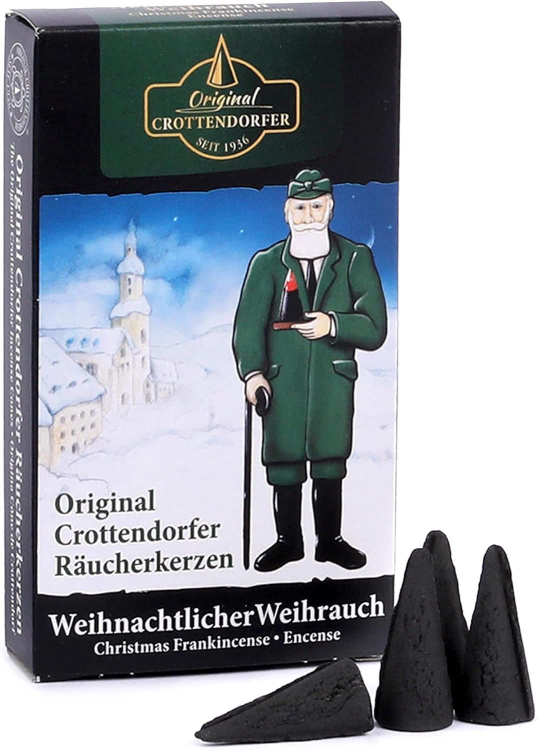 Crottendorfer Incense Cones - Christmas Frankincense Pack of 24