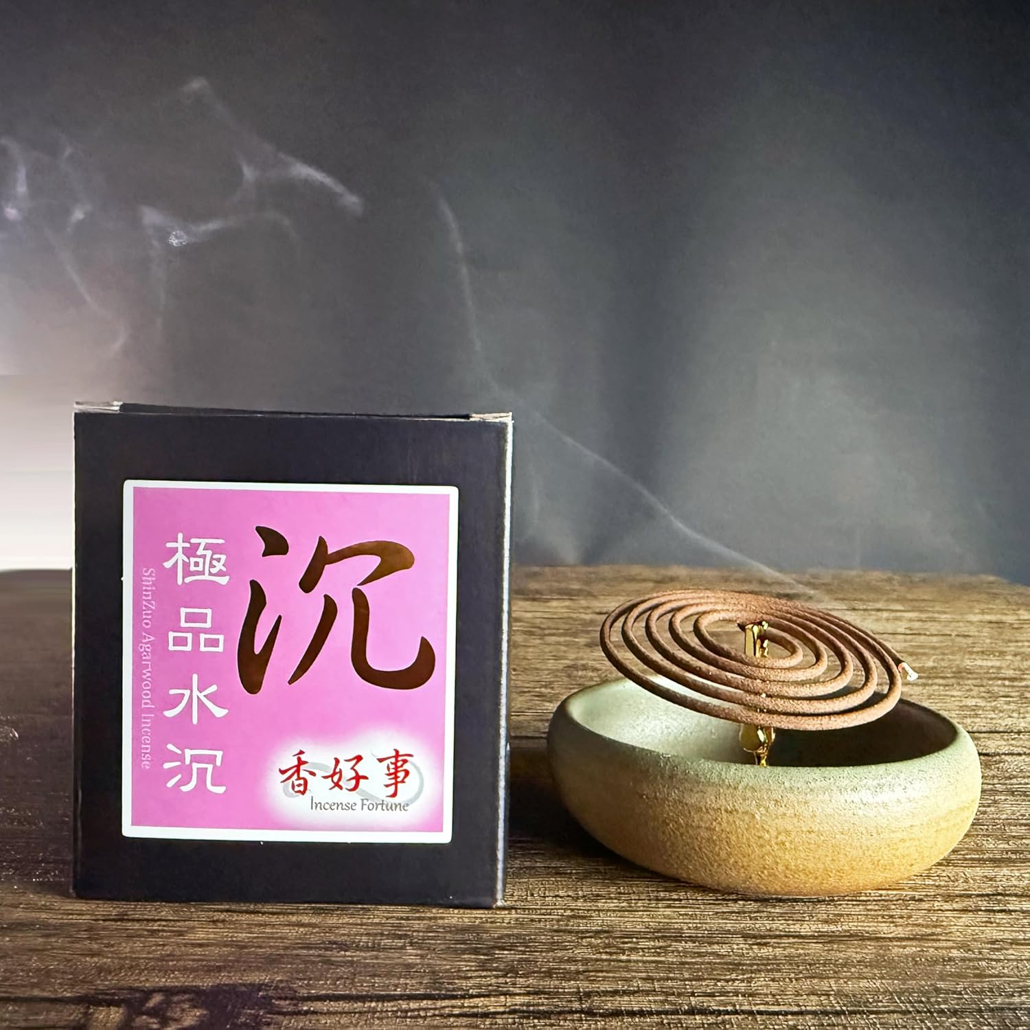 SZ ShinZuo Agarwood Incense Coils 48pcs - Taiwan Style Daily Use
