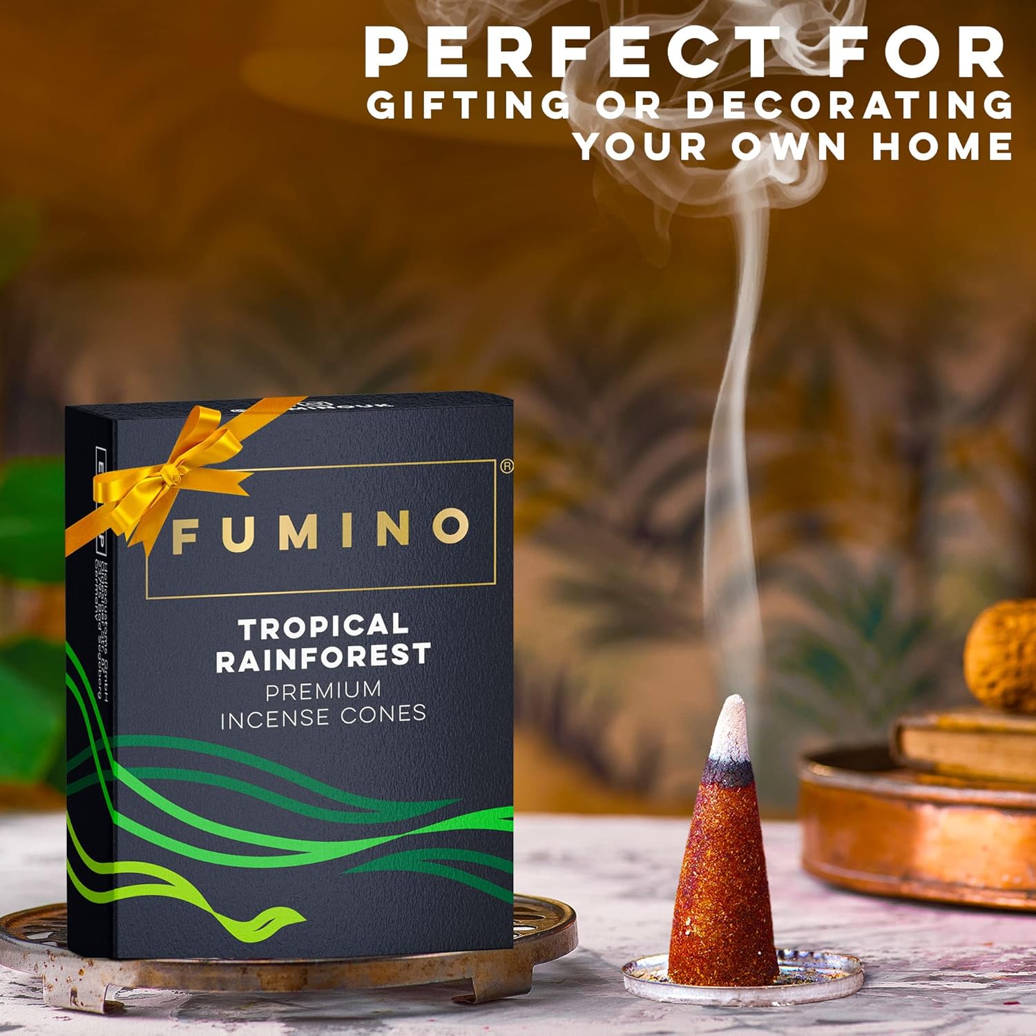 Fumino Tropical Rainforest Incense Cones 20 per Box