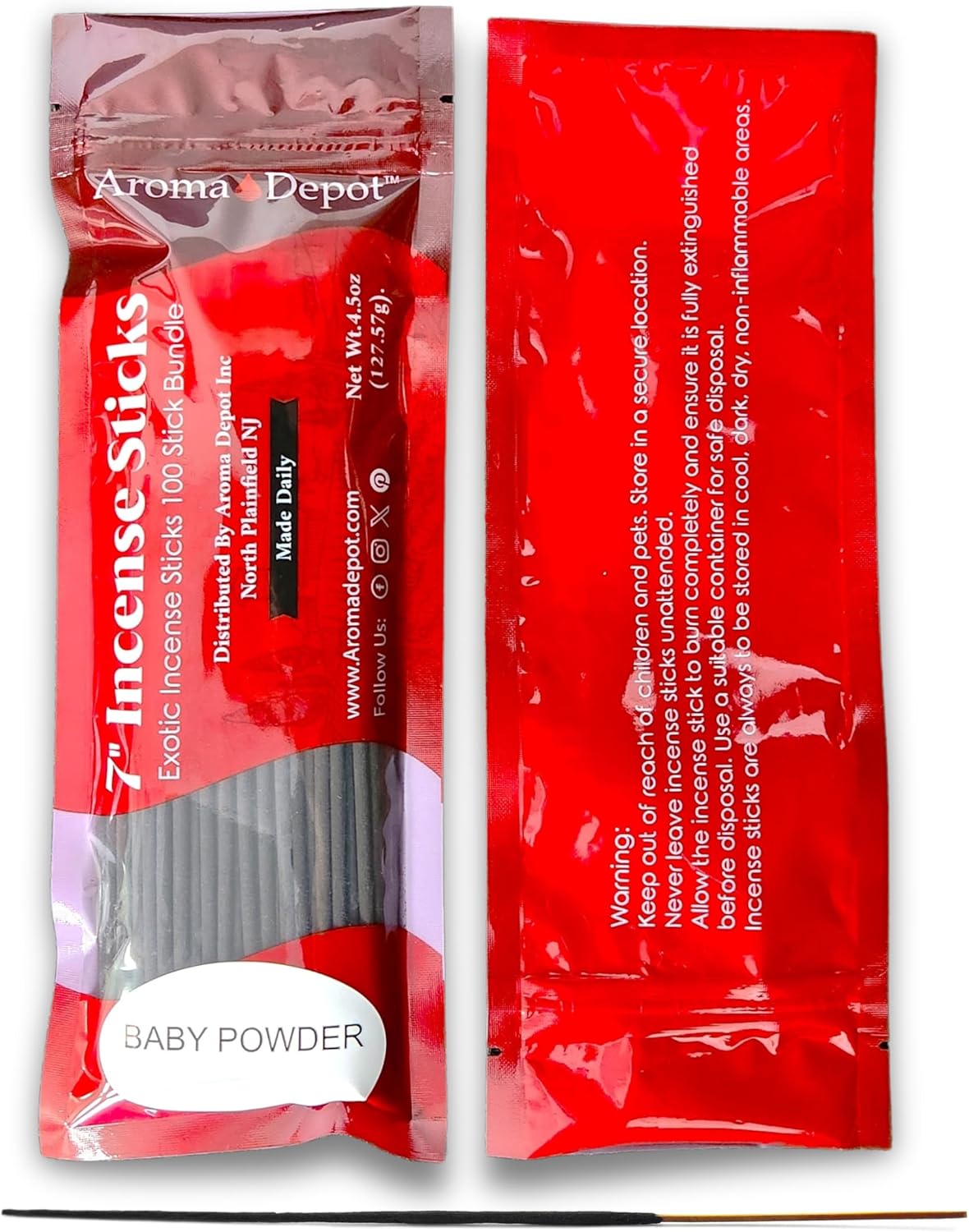 Aroma Depot Dragons Blood Incense Sticks 7 85 Count