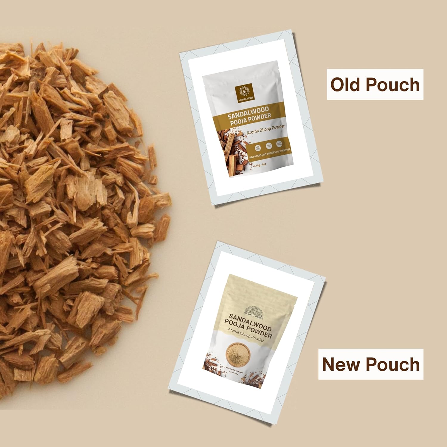 Chandan Sandalwood Incense Powder for Havan and Puja