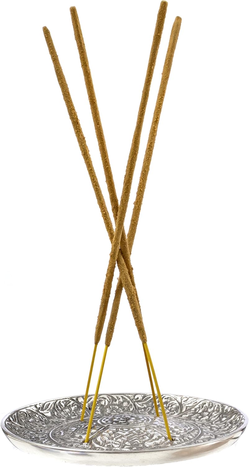 Nag Champa Incense with Tibetan Burner Holder - 100 Grams