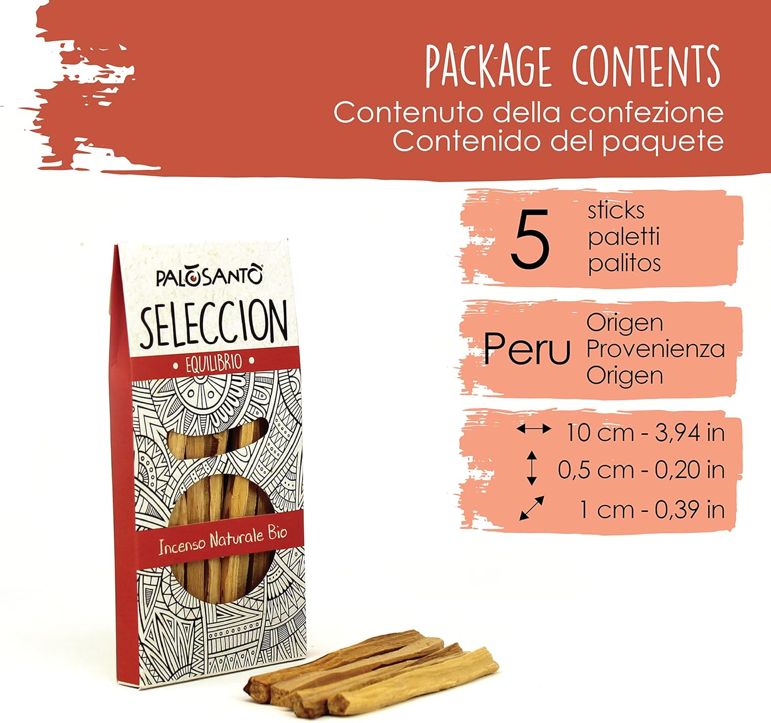 Palosanto Incense Sticks - 5 Pack - 10cm