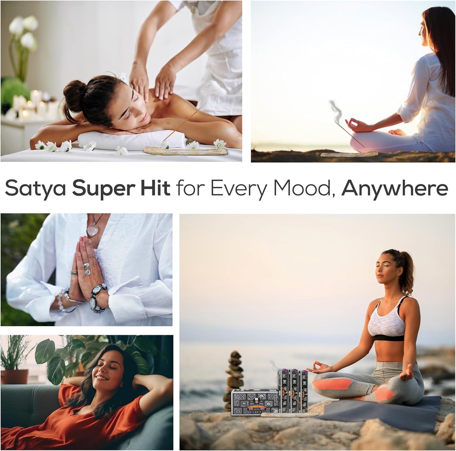 Satya Super Hit Sticks 250g Pack with Raajsee Holder