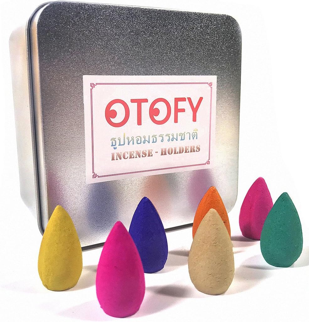 OTOFY 70 Piece Mixed Backflow Incense Cones
