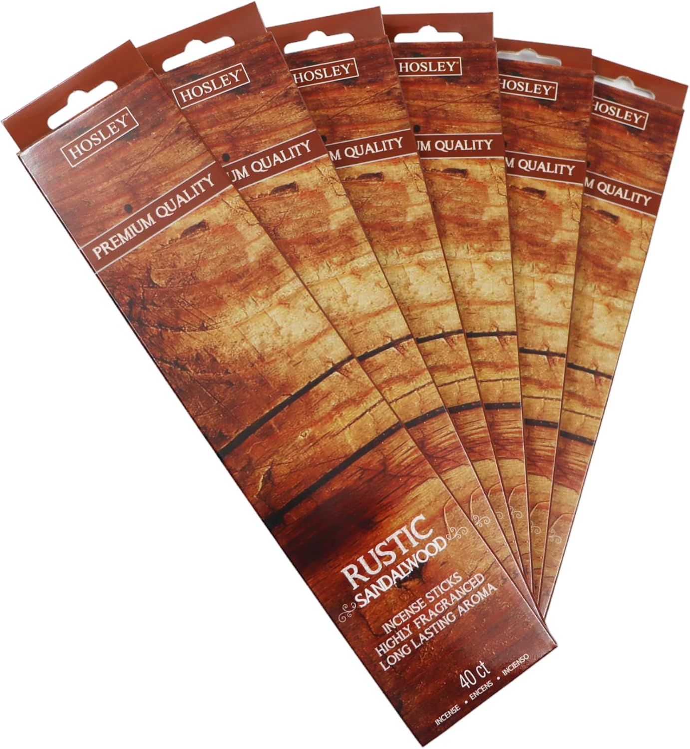 Hosley 240 Pack Incense Sticks Rustic Sandalwood