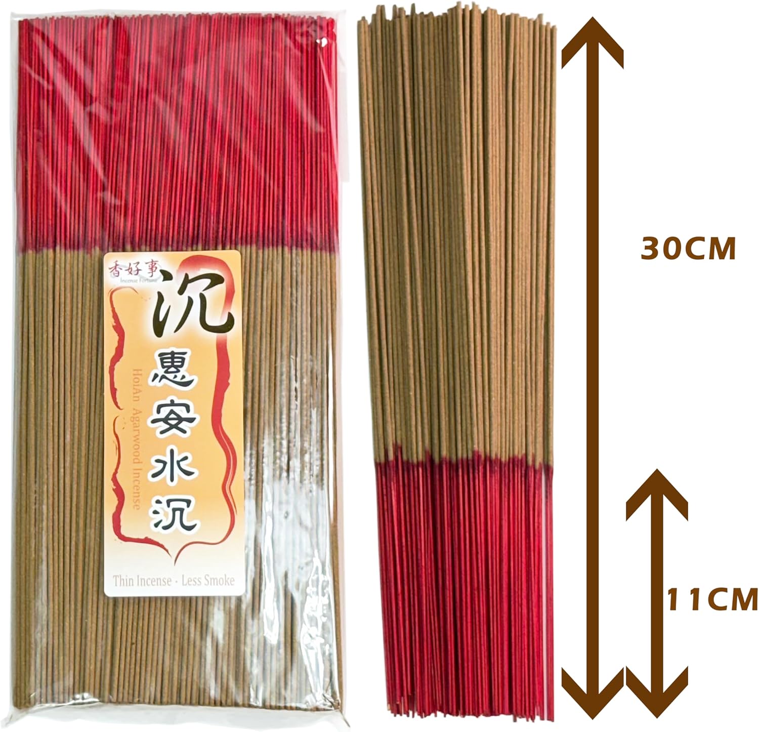Vietnam HoiAn Agarwood Incense Joss Sticks 30cm 300g 400 Sticks