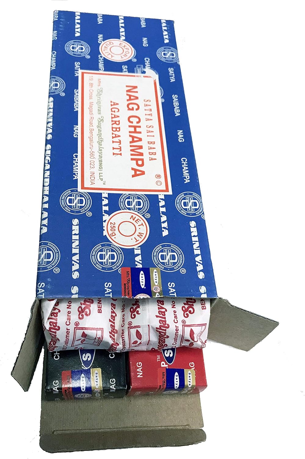 Satya Bangalore Nag Champa Incense 250g Set