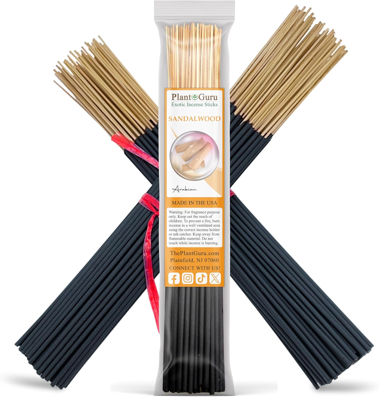 Plant Guru Sandalwood Incense Sticks 11 Inch