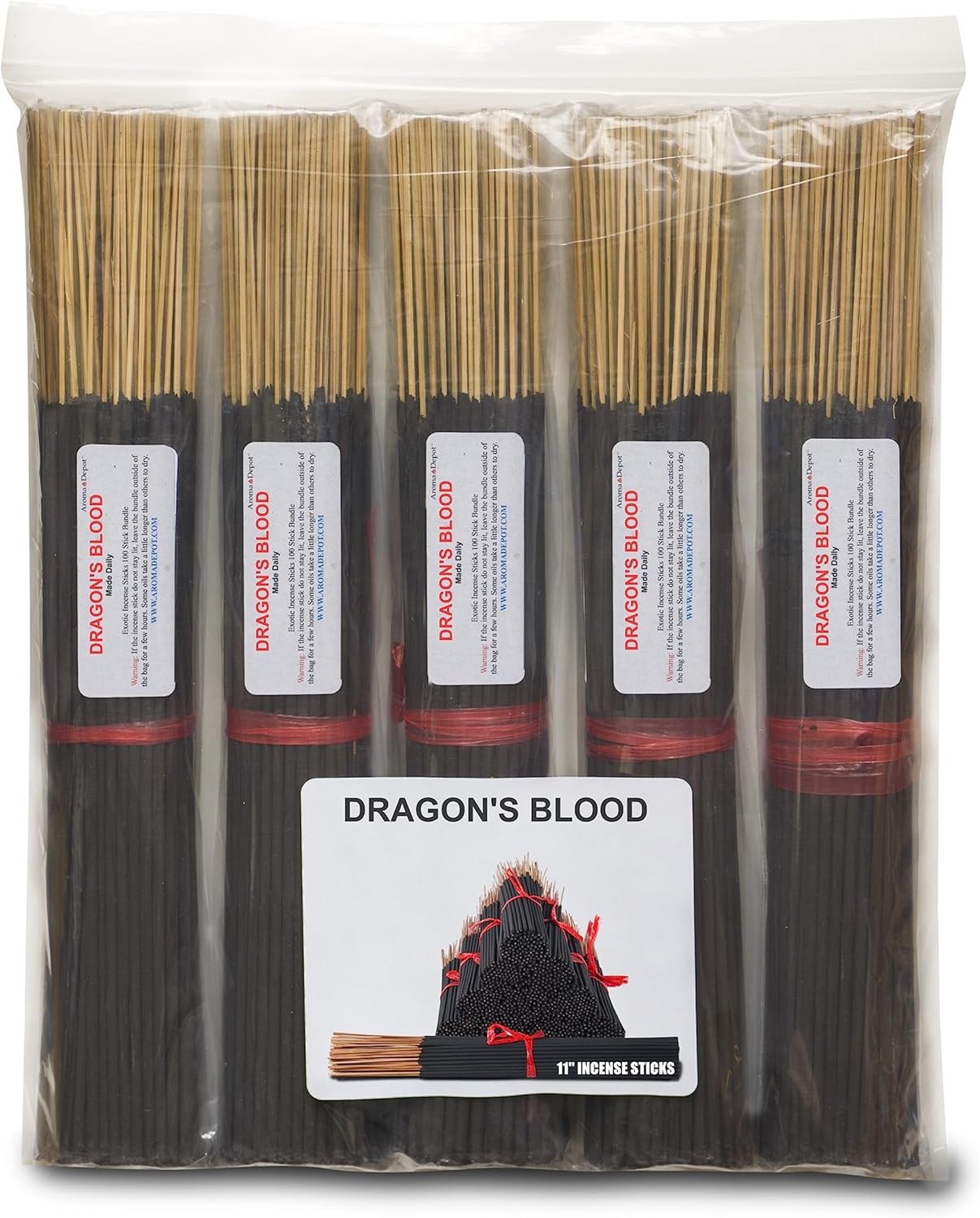 Aroma Depot Dragons Blood Incense Sticks 500 Pack