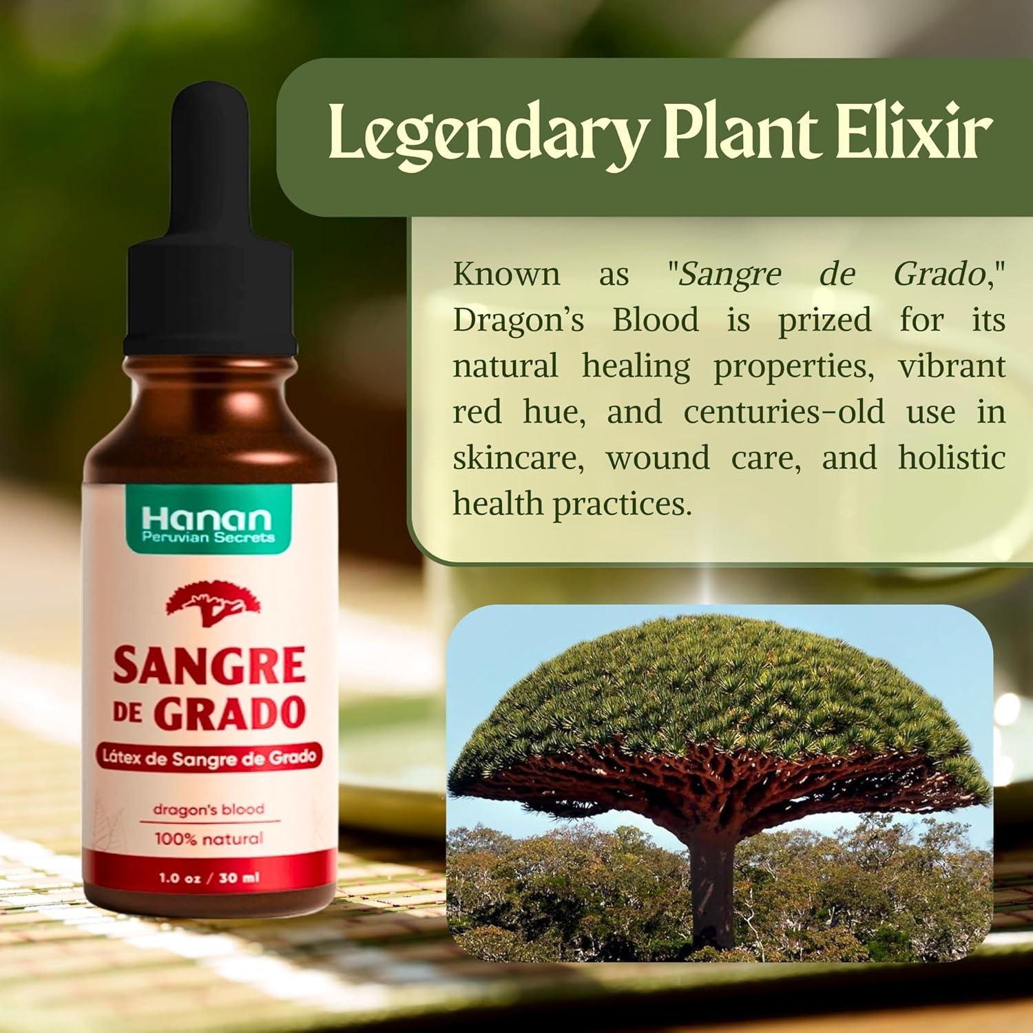 Dragons Blood 1oz Natural Resin from Peru