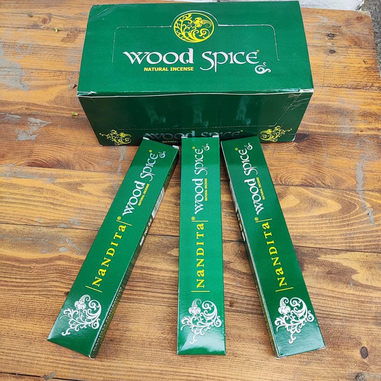ATCUSA Nandita Wood Spice Incense Sticks 15 gm x 3