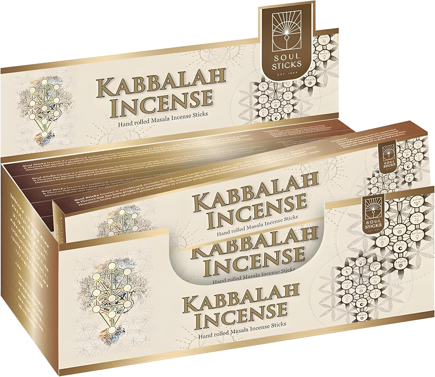 Soul Sticks Natural Incense Sticks 12 Pack Box