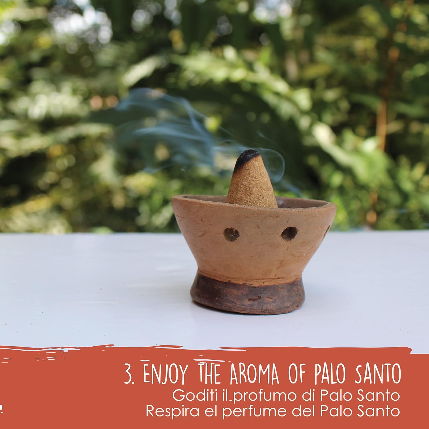 PALOSANTO - Natural Palo Santo Cones from Peru - 6 pcs