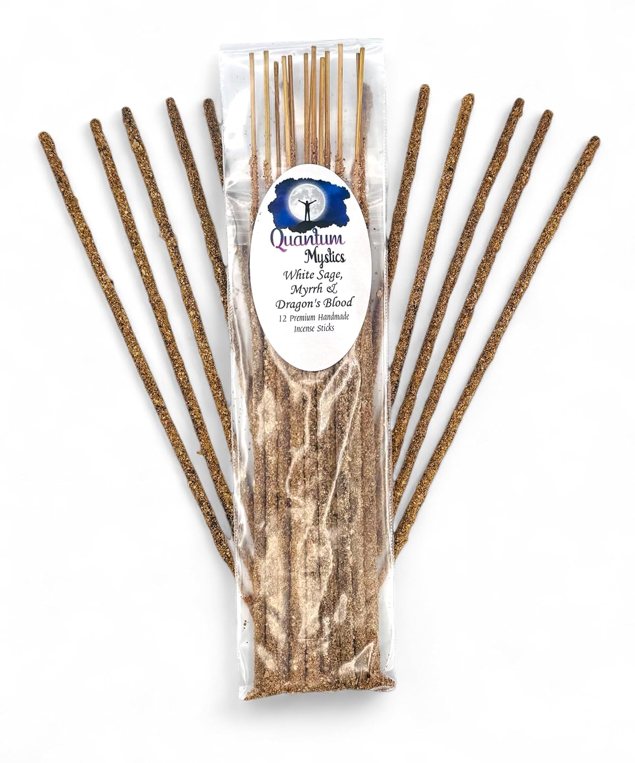 White Sage Myrrh Dragons Blood Lotus Incense Set of 12