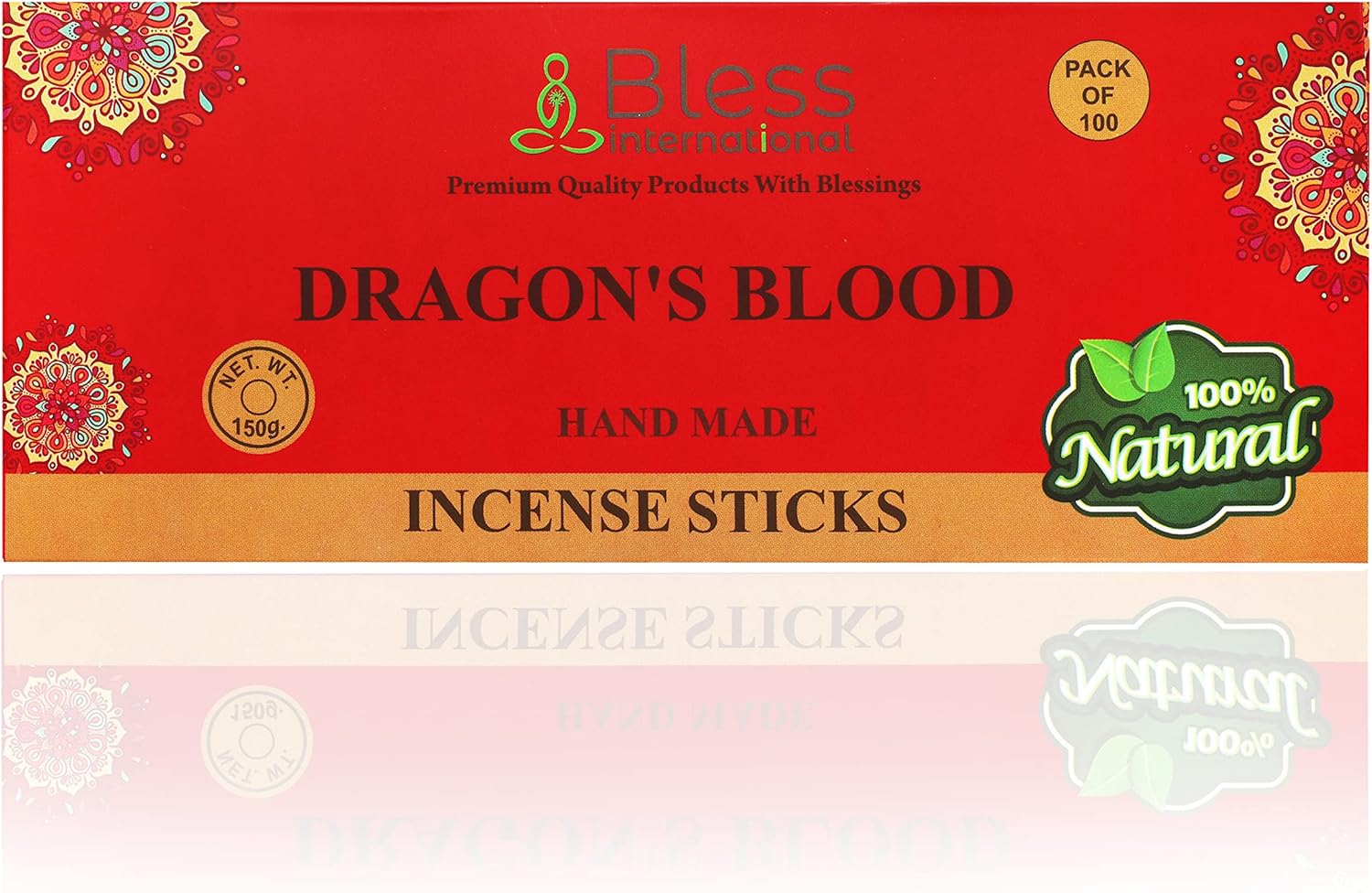 Bless Dragons Blood Natural Hand Dipped Incense Sticks