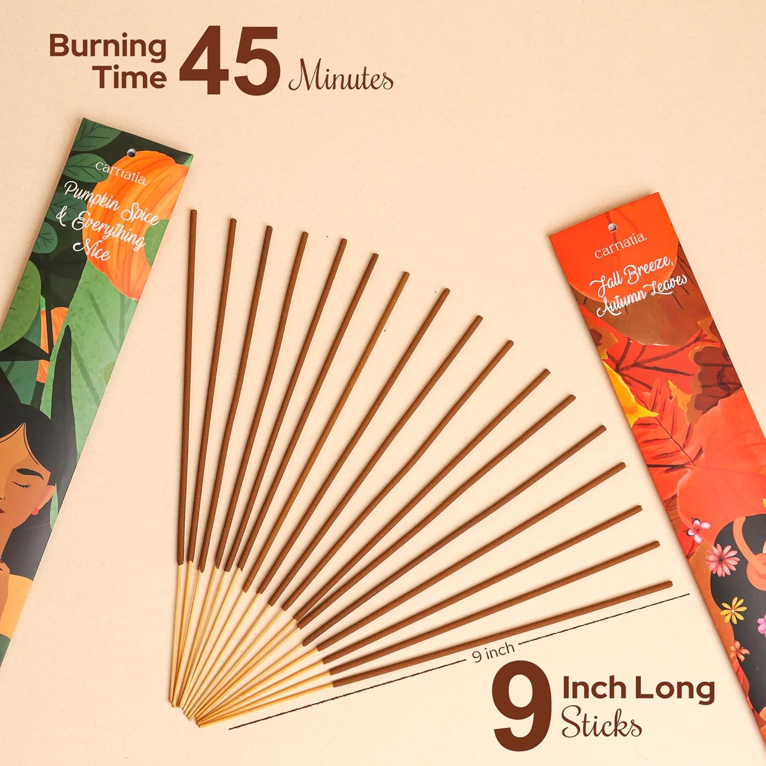 Carnatia Autumn Incense Sticks Pack of 40