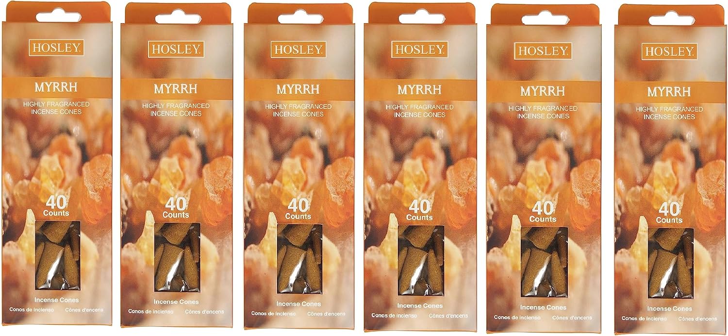 Hosley Natural Incense Cones 240 Pcs Gift Pack