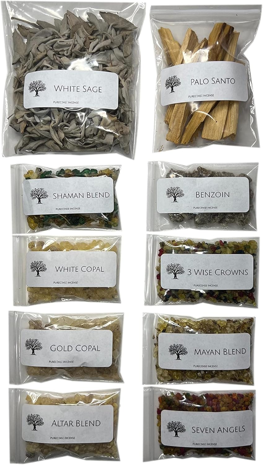 Gift Boxed Incense Variety Sampler Set of 10