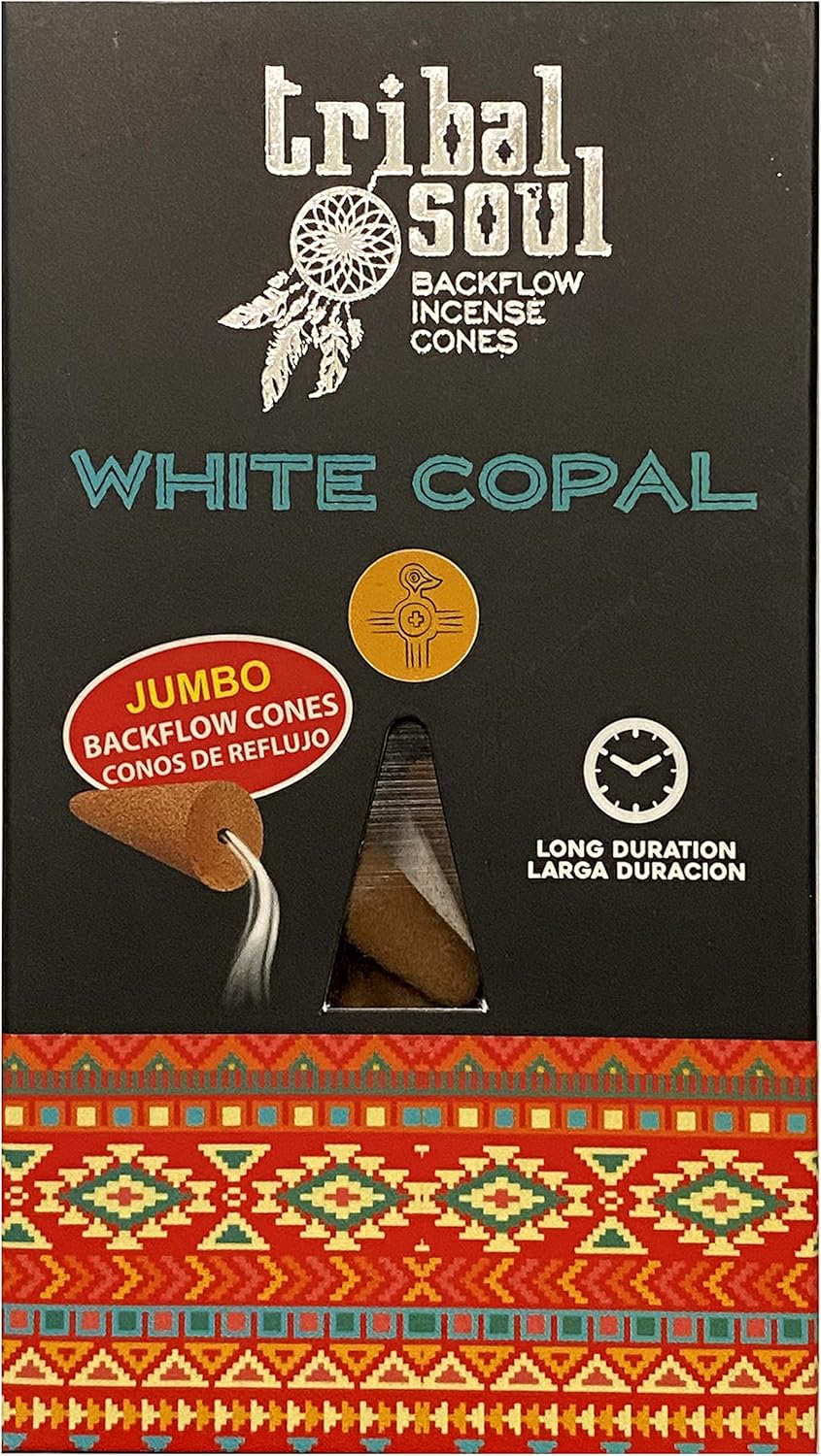 Tribal Soul Back Flow Incense Cones - 60 Cones with 6 Scents Sampler
