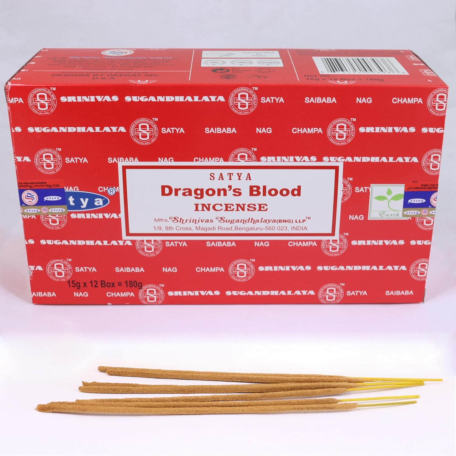Satya Nag Champa Incense Stick Set of 12 Packs