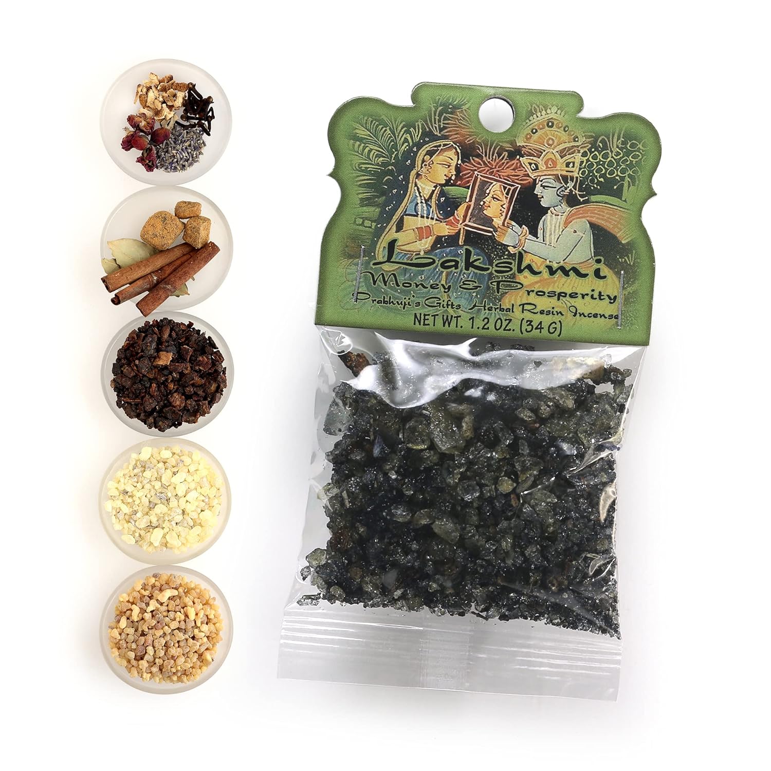 Prabhujis Gifts Herbal Resin Incense 1 Piece
