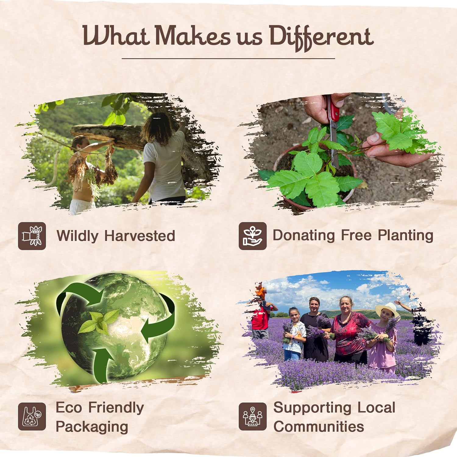 8pcs Wildly Harvested Thick Palo Santo Incense Sticks with Myrrh 9 Long - Eco Friendly Non-Toxic