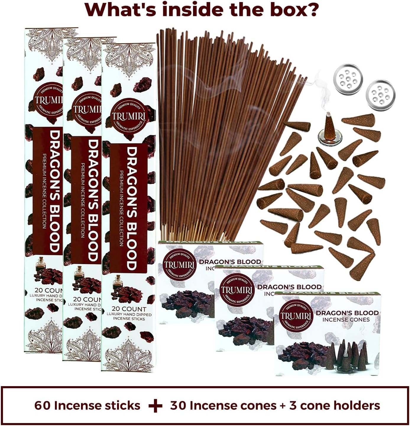 Dragons Blood Incense Sticks and Cones Combo Pack