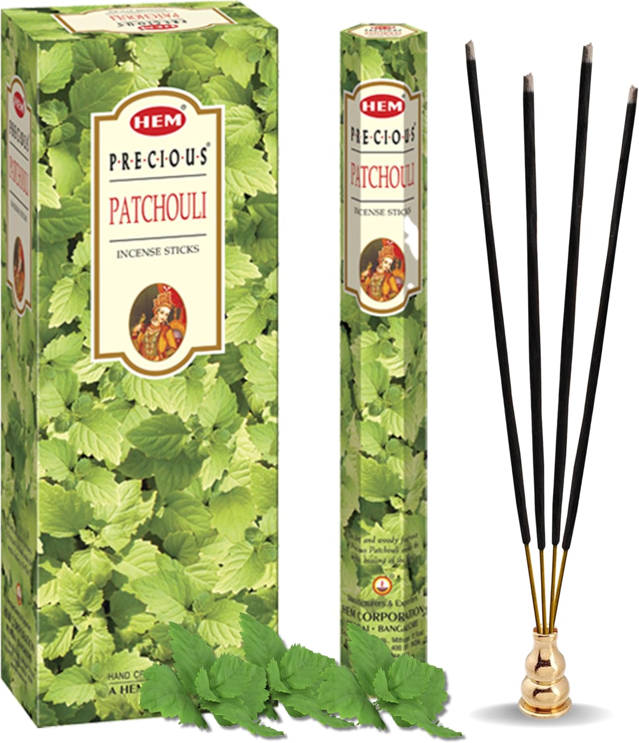 Hem Precious Patchouli Incense Sticks - 120 Sticks 6 Boxes 9 Inches Long