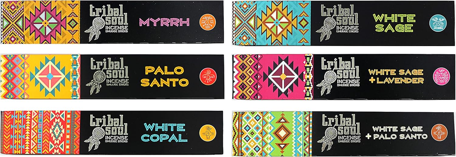 Tribal Soul Incense Smudge Sticks Set of 6