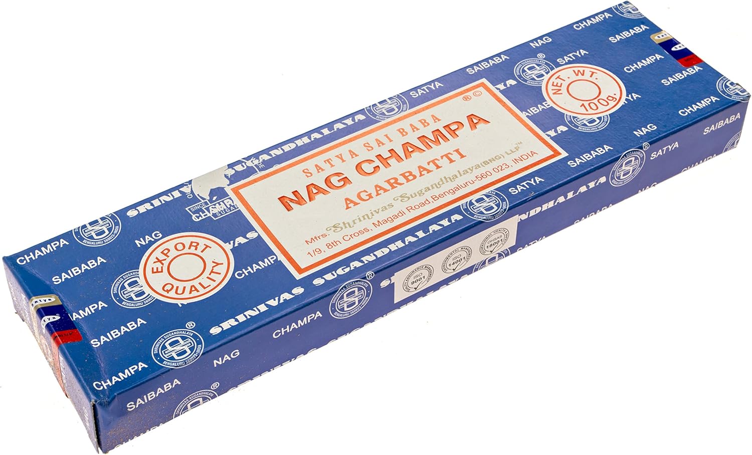 Nag Champa Incense with Tibetan Burner Holder - 100 Grams