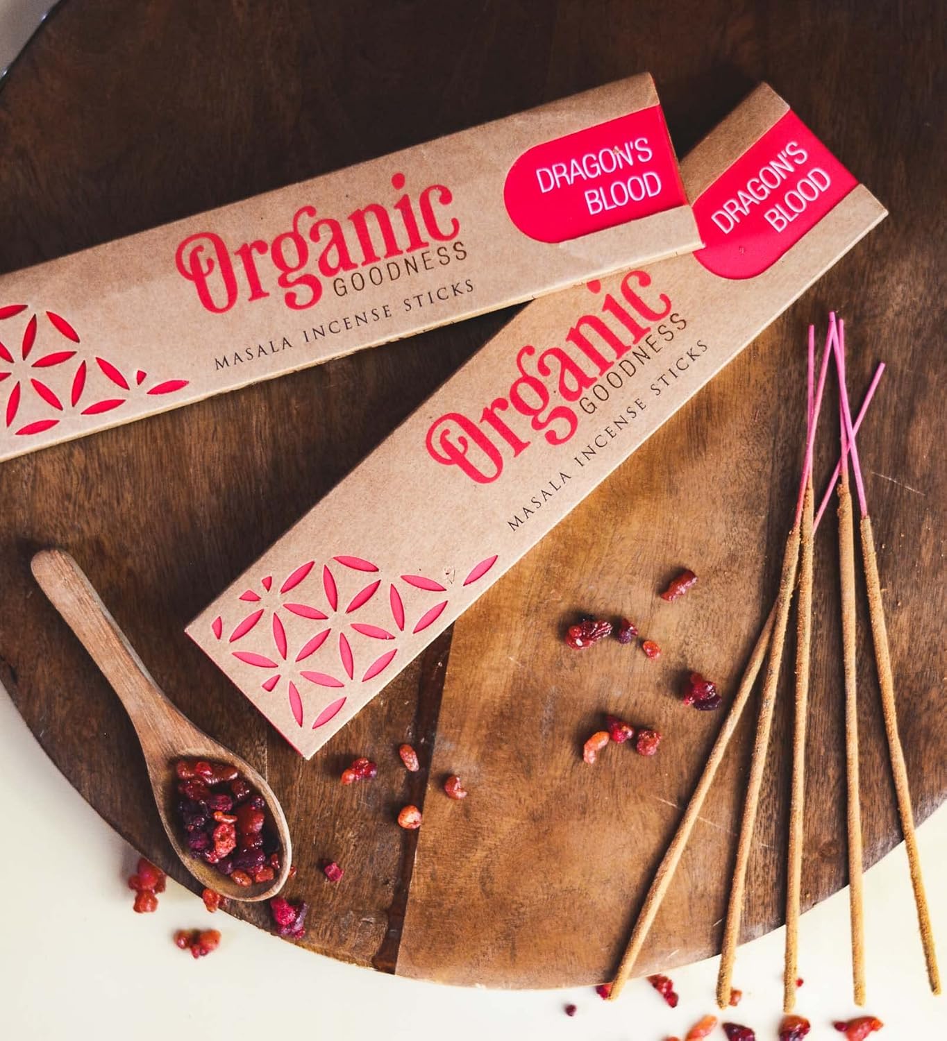 Song of India Organic Dragons Blood Masala Incense Sticks 15g Box