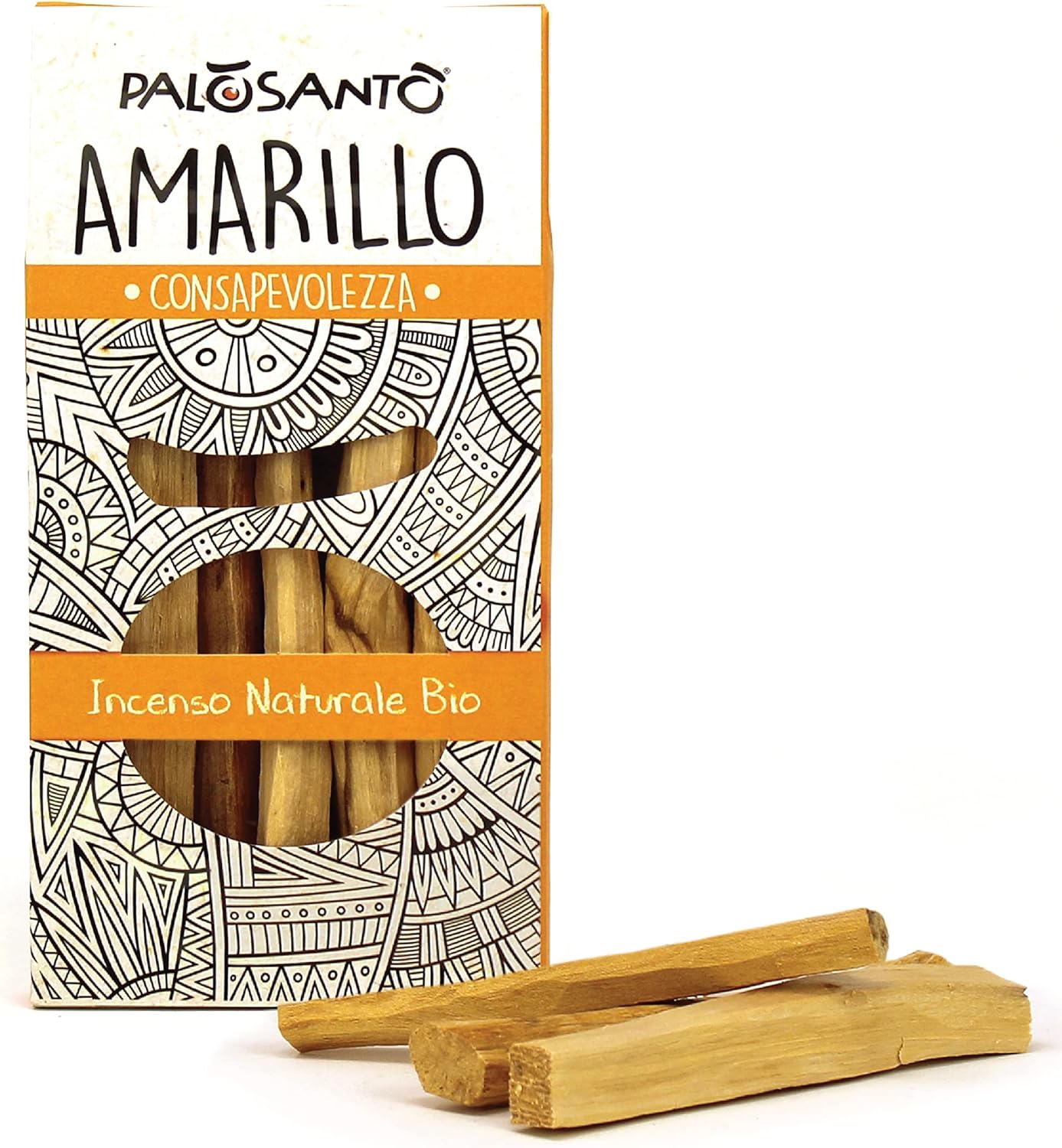PALOSANTO - Palo Santo Incense Sticks 10cm 5 Pack Organic Wild Harvested