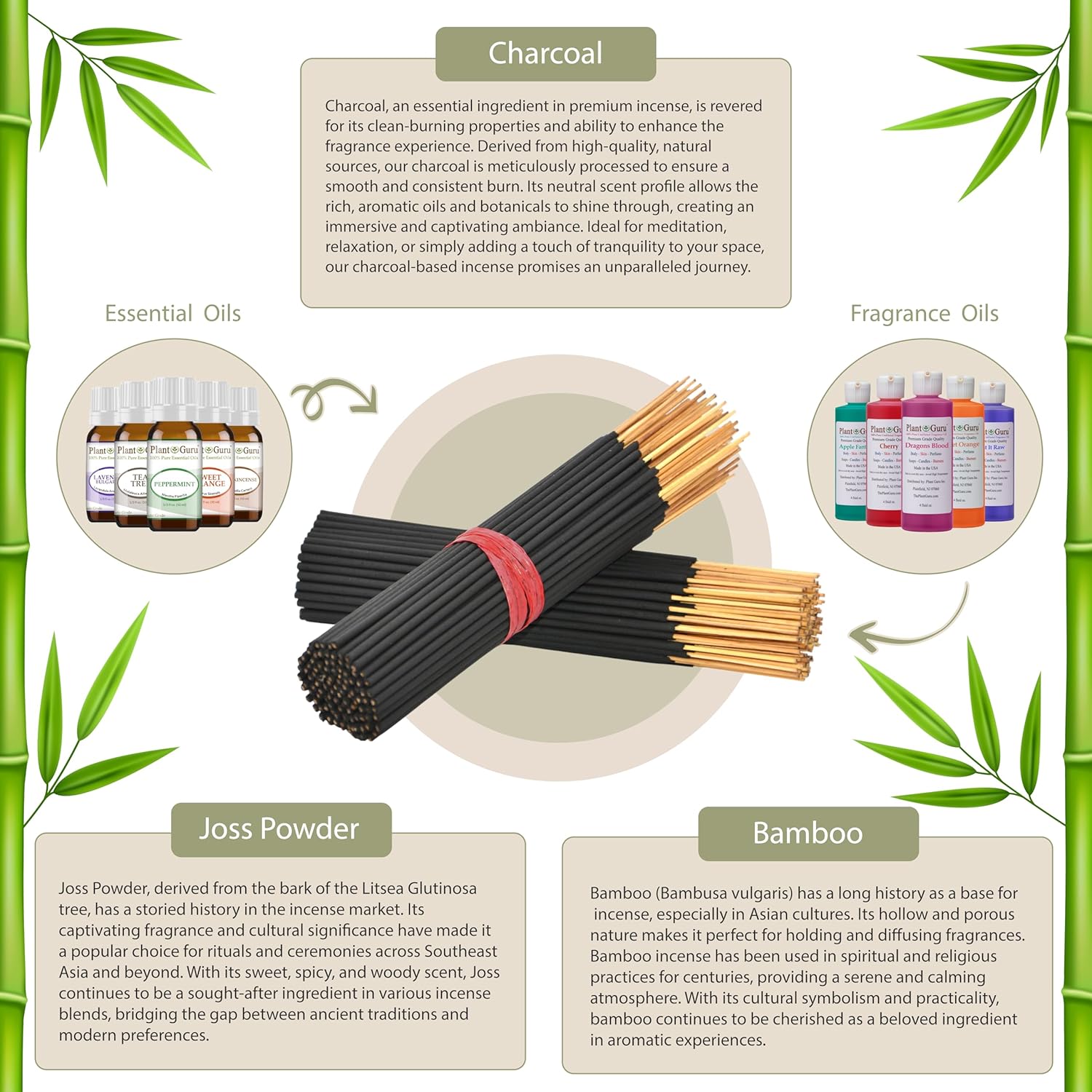Myrrh Exotic Incense Sticks 7 Inch - 85-100 Sticks Bundle