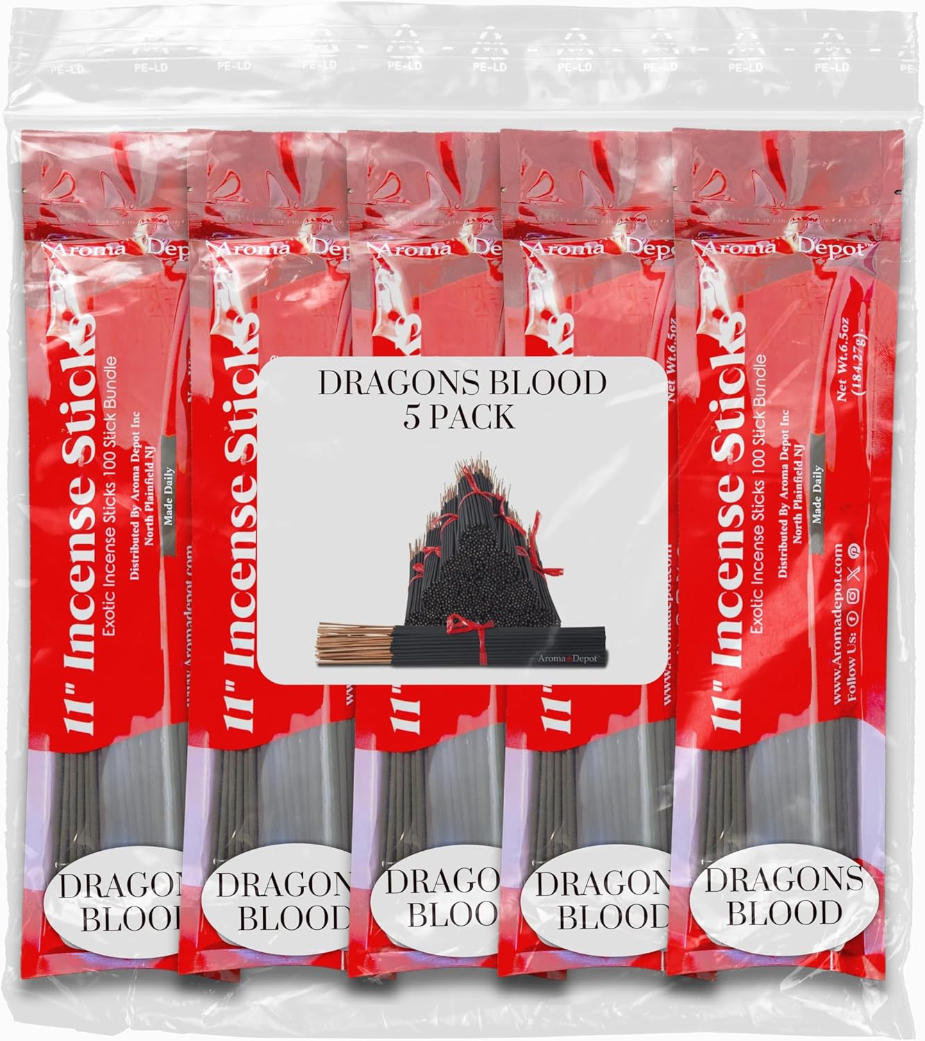 Aroma Depot Dragons Blood Incense Sticks 500 Pack
