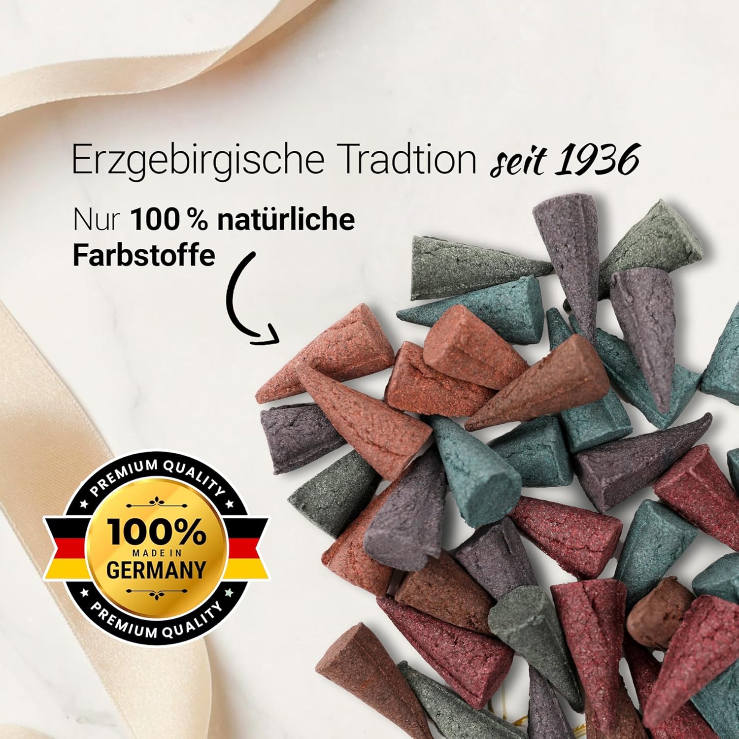 Crottendorfer Incense Cones - Christmas Frankincense Pack of 24