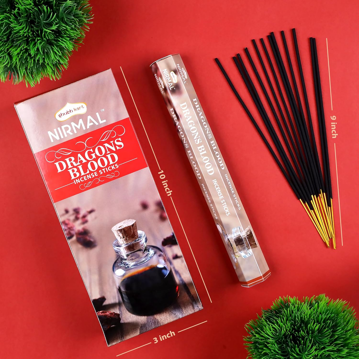 Shubhkart Hexa Dragon Blood Incense Sticks Pack of 6