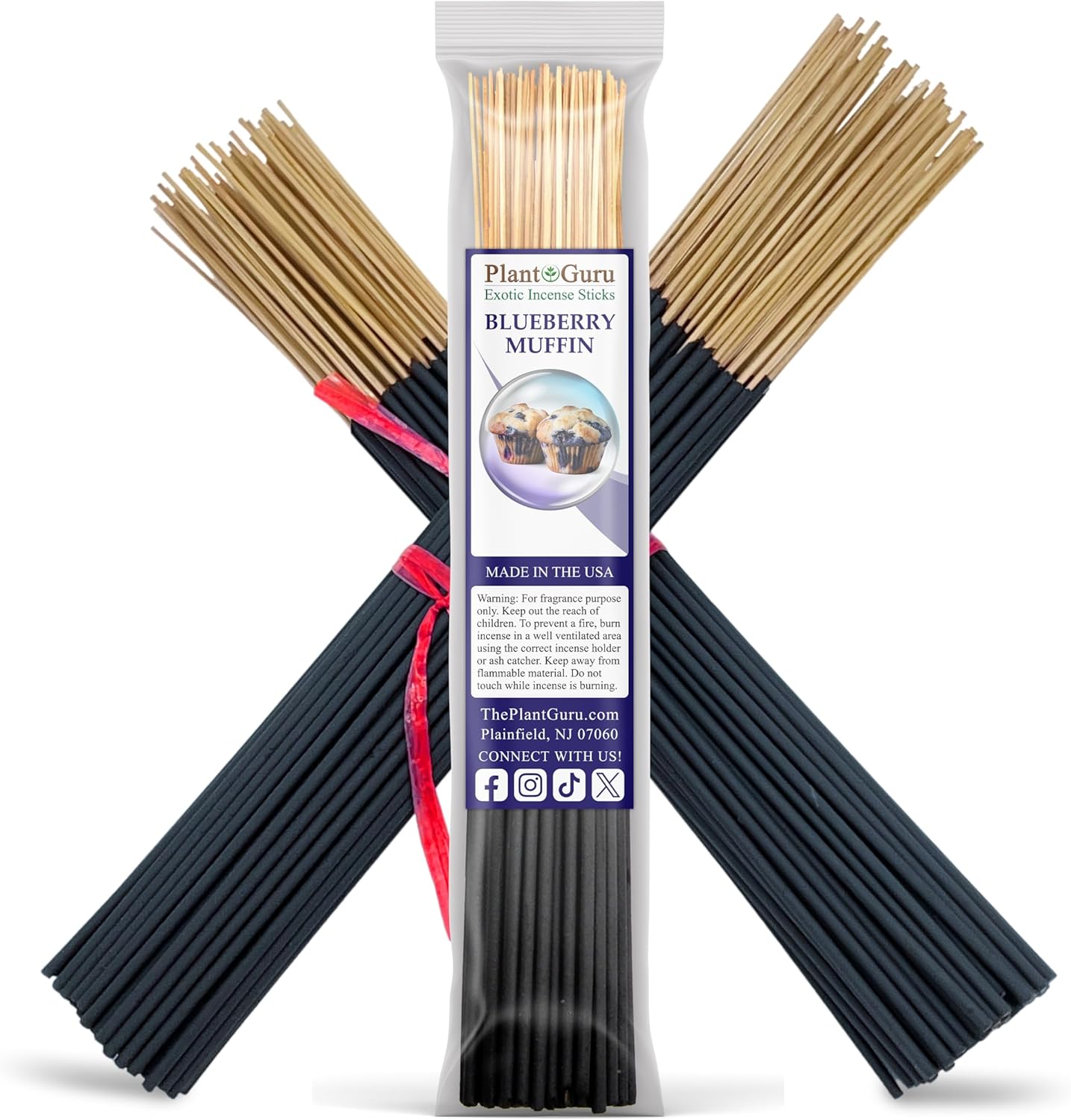 Blueberry Muffin Incense Sticks 11 Inch Bundle