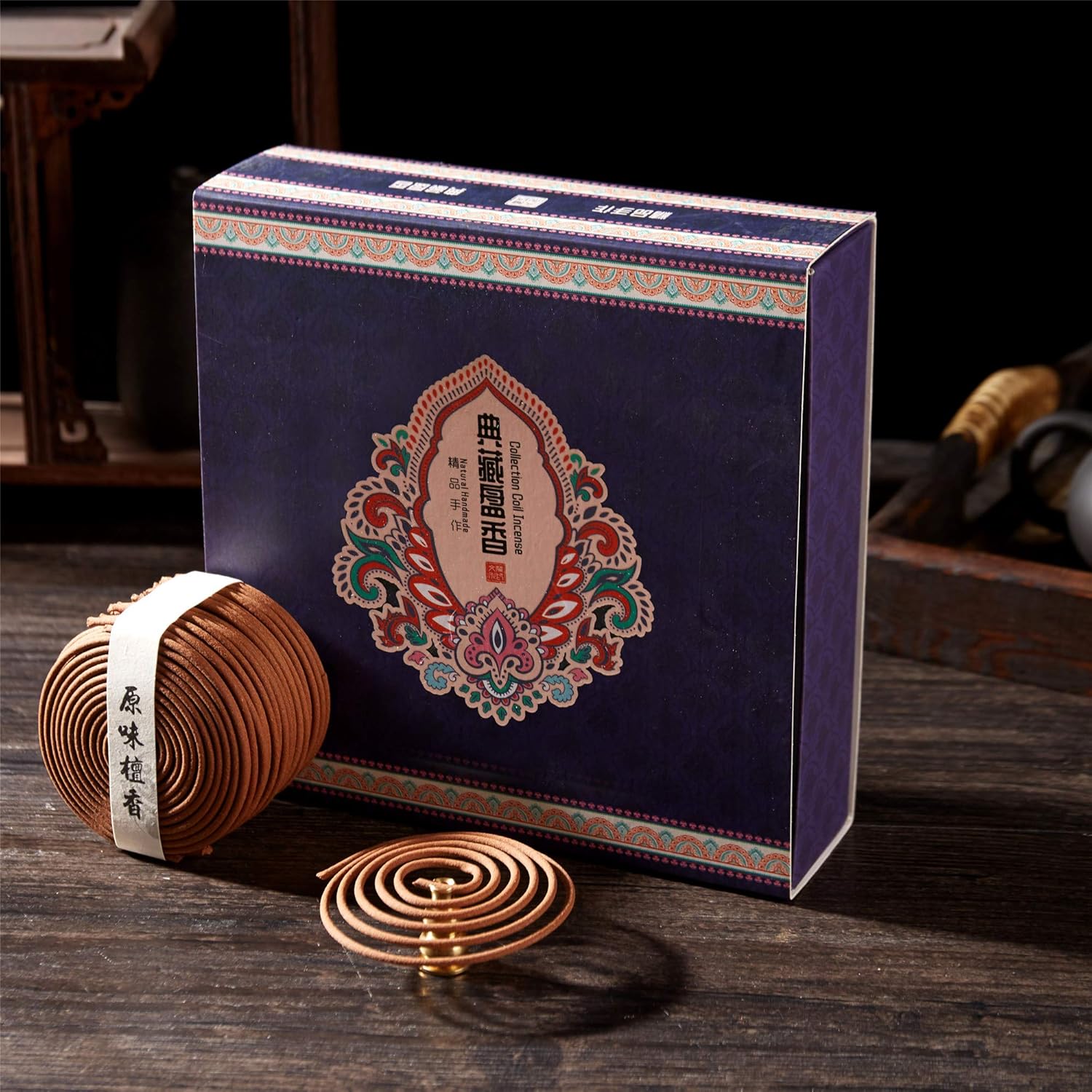 Gandhanra Aromatherapy Incense Gift Set - 4 Scents 160 Coils