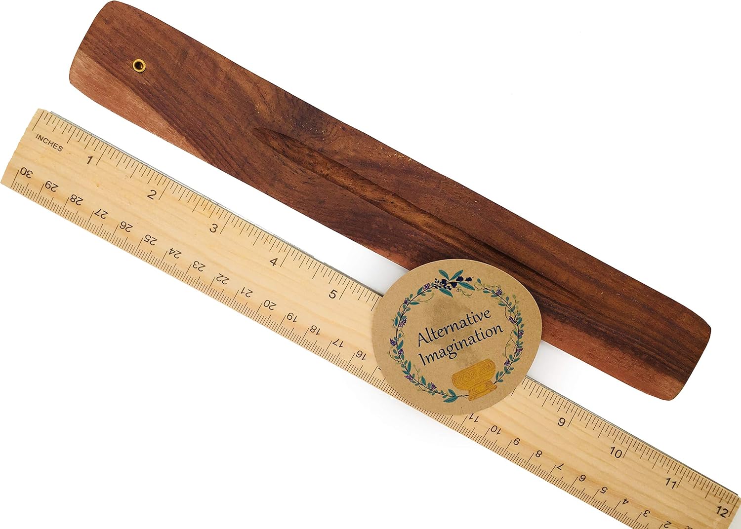 Nag Champa Incense Sticks with Wooden Holder - 100 Gram Box for Meditation and Spiritual Home Decor