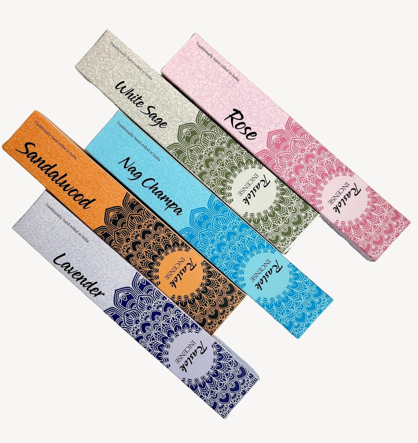 Raslok Natural Incense Sticks Pack of 5 Mixed Scents