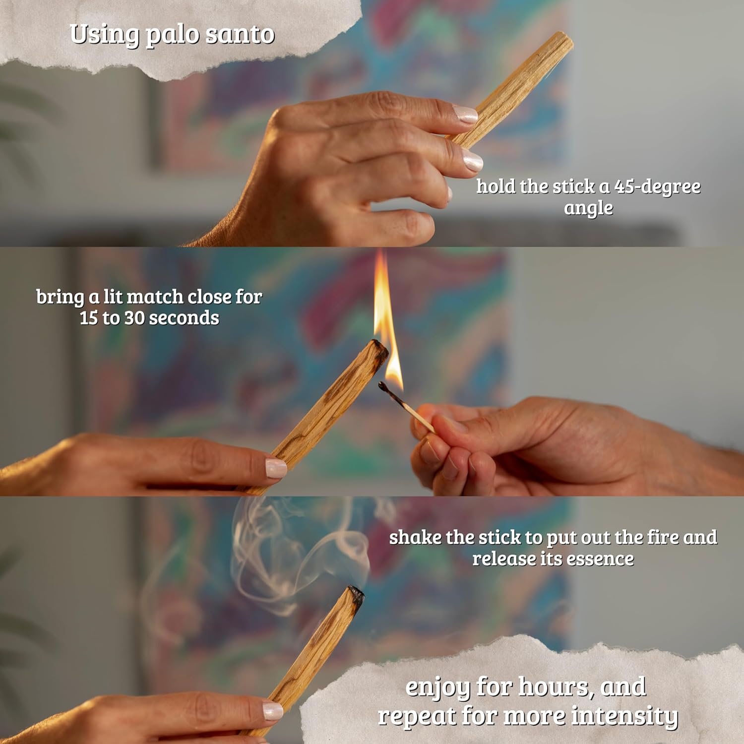 Zensoria 7-Pack Palo Santo Natural Incense Sticks