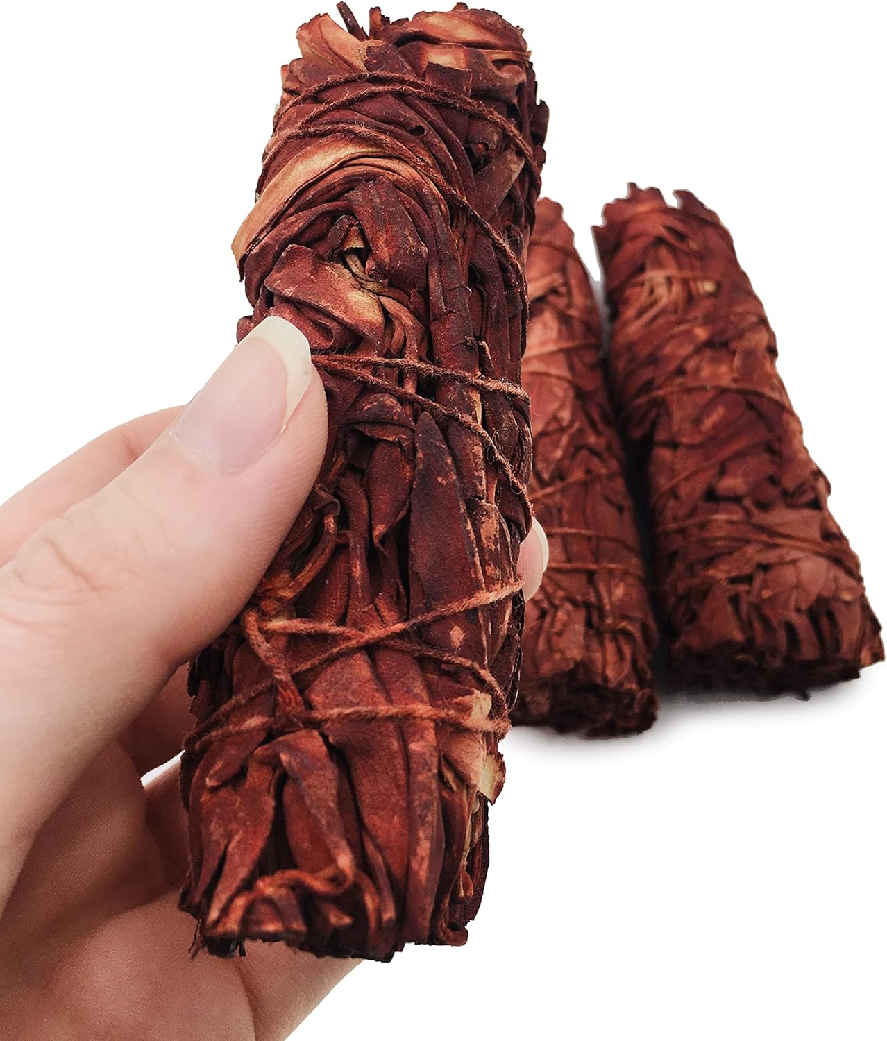White Sage Bundle with Dragons Blood Incense Resin - 3 Pack