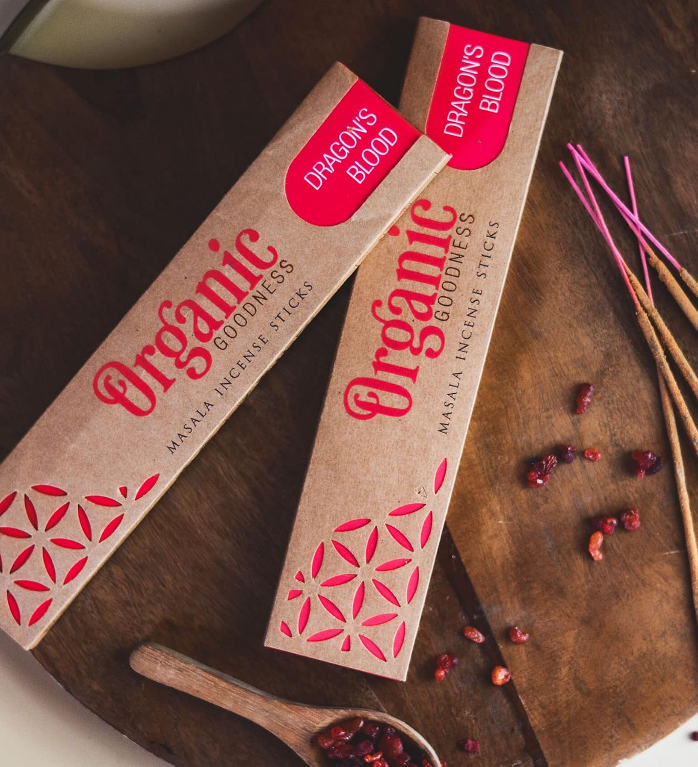 Song of India Organic Dragons Blood Masala Incense Sticks 15g Box