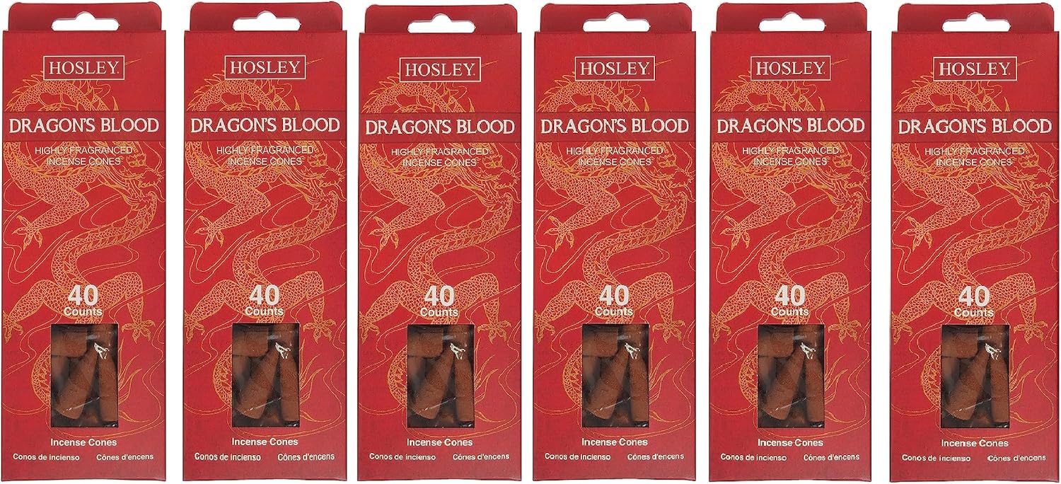 Hosley 240-Pack Dragons Blood Incense Cones